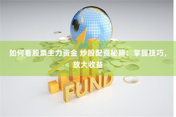 如何看股票主力资金 炒股配资秘籍：掌握技巧，放大收益